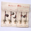 *METUJ, velikost 2, velikost l�i�ky 16 mm. V�te�n� pstruhov� a bolenov� t�pytka l�i�kov�ho tvaru, s vym�nitelnou velkou vl��ec� mu�kou, v�zanou na jednoh��ku. Niklovan�. Origin�ln� balen� na kart�.