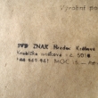 Detail raz�tka na pap�rov�m obalu.