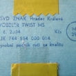 Detail popisku na krabi�ce.