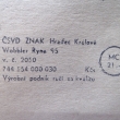 Detail popisku na kart�.