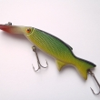 PETR, d�lka 95 mm, 10 g. Wobbler montovan� s 2 trojh��ky. Plovouc�. V�robce ZNAK HK.