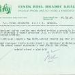 Korespondence pana Čeňka Resla z 25. listopadu 1947.