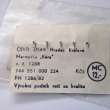 Detail popisku na kartě.