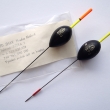 JIZERA, celkov� d�lka 135 mm, z�t� 2,5 g a 2,7 g. Balzov� spl�vek, �ern� lakovan�. Signace RYNA. Origin�ln� balen� v plastov�m s��ku.